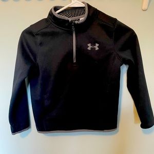 Black under armour cold gear 1/4 zip jacket